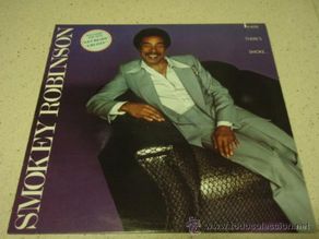 Vinyl records: SMOKEY ROBINSON ( WHERE, THERE'S SMOKE... ) USA-1982 LP33 MOTOWN RECORDS
